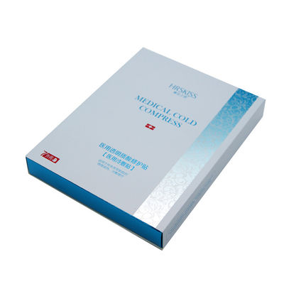 กล่องบรรจุภัณฑ์สีกระดาษ C1S เคลือบ 350gsm เป็นมิตรกับสิ่งแวดล้อมสำหรับบรรจุภัณฑ์บำรุงผิว