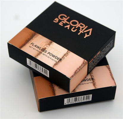 กล่องบรรจุภัณฑ์เครื่องสำอางกระดาษการ์ด 350gsm พร้อมฟิล์มสัมผัสนุ่ม