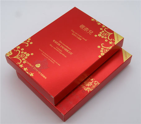 กล่องบรรจุภัณฑ์เครื่องสำอางกระดาษแข็ง 350gsm ทิ้งโลโก้ที่กำหนดเอง