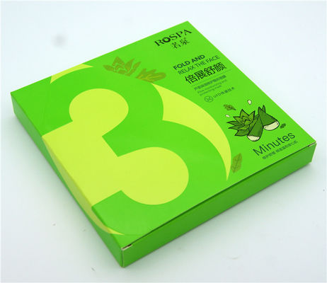 กระดาษแข็ง Macaron CMYK เมคอัพกล่องเครื่องสำอางเคลือบด้าน