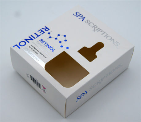 โลโก้ที่กำหนดเองโลชั่น Essence กล่องบรรจุภัณฑ์เครื่องสำอางพร้อมเม็ดมีด