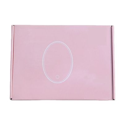กล่องกระดาษลูกฟูก CCNB C2S C1S สีน้ำเงินขาวชมพูเป็นมิตรกับสิ่งแวดล้อม