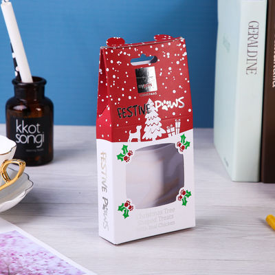 Creative Presentation Packaging CMYK Windowed Gift Boxes โลโก้ที่กำหนดเอง