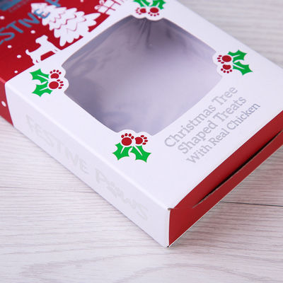 Creative Presentation Packaging CMYK Windowed Gift Boxes โลโก้ที่กำหนดเอง