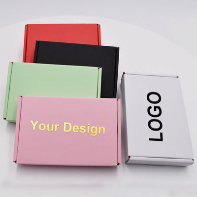เสื้อยืดลูกฟูกกล่องบรรจุภัณฑ์รีไซเคิลการพิมพ์สี Pantone
