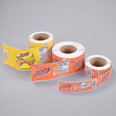 สติกเกอร์ฉลาก PVC แบบกำหนดเองลูกไม้สีสันสดใสบัญชีมือพิมพ์เทปกาว