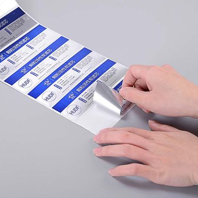 สติกเกอร์บรรจุภัณฑ์แบบกำหนดเองที่พิมพ์ด้วยตนเองกันน้ำ pantone