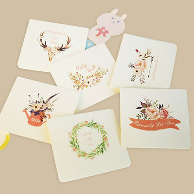 ขอบคุณคุณใส่กระดาษแข็งกระดาษแข็ง 600GSM รีไซเคิลการ์ด