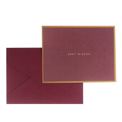 Matte Glossy CMYK Pantone Christmas Gift Card เป็นมิตรกับสิ่งแวดล้อม