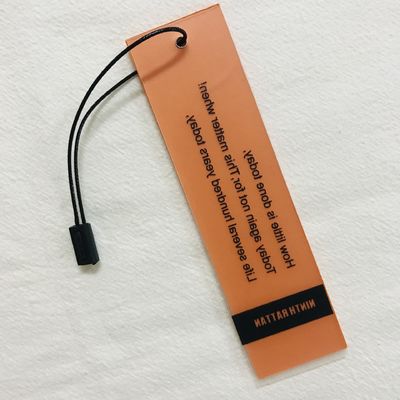 OEM Debossing Wedding ขอบคุณกระดาษแข็ง Swing Hang Tag ด้วยเชือก