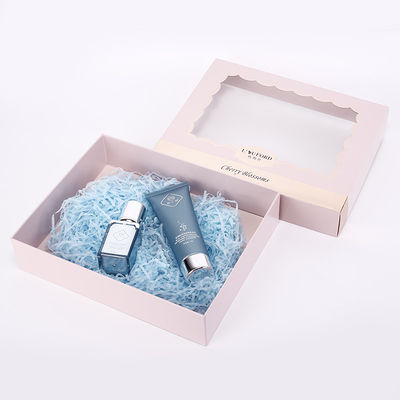 กระดาษคราฟท์ 80gsm 350gsm C1S กล่องของขวัญสีชมพูสำหรับบรรจุภัณฑ์เสื้อผ้า